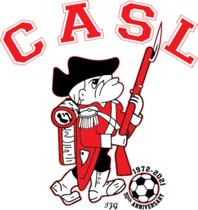 Carroll Alumni Soccer League 50th Anniversary Logo